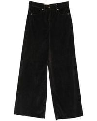 Momoní - Pantalon En Velours Côtelé À Coupe Ample - Lyst