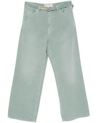 Marni - Wide-Leg Trousers With Belt - Lyst