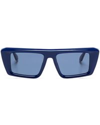 Off-White c/o Virgil Abloh - Lunettes De Soleil À Monture Rectangulaire - Lyst