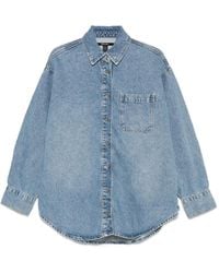 Ksubi - Oversized Ls Krystal Komet Long-Sleeve Denim Shirt - Lyst