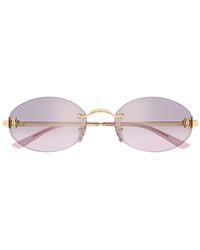 Cartier - Ct0592S Sunglasses - Lyst