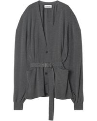 Lanvin - バルーンスリーブ カーディガン - Lyst