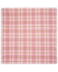 Bompard - Sciarpa Tartan Con Frange - Lyst