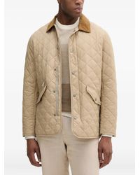 Barbour - Plumífero con cuello de pana - Lyst