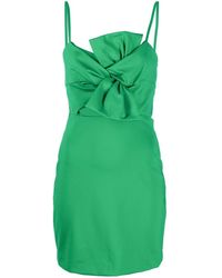 P.A.R.O.S.H. - Mini-jurk Met Strikdetail - Lyst