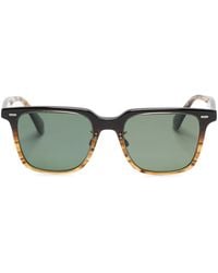 Oliver Peoples - Lunettes De Soleil À Monture Carrée - Lyst
