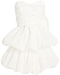Jenny Packham - Bow Tiered Mini Dress - Lyst