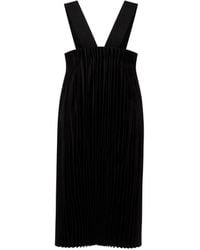 Comme des Garçons - Pleated Midi Dress - Lyst