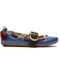 LILI CURIA - Sylvie Buckled Ballet Flats - Lyst