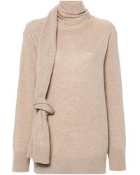 Stella McCartney - Cashmere Scarf Jumper - Lyst