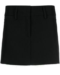 Blanca Vita - Concealed Front-Fastening Mini Skirt - Lyst