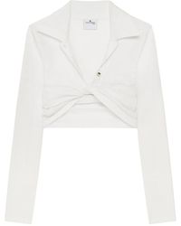 Courreges - Polo Twist-Detailing Shirt - Lyst