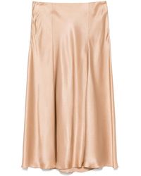 Alberta Ferretti - Midirock aus Satin - Lyst