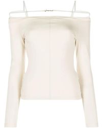 Jacquemus - Le T-Shirt Sierra Off-Shoulder Top - Lyst