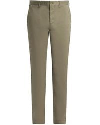 Lacoste - Slim-Cut Twill Trousers - Lyst