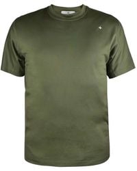 Stone Island - Crew-Neck Logo-Detail T-Shirt - Lyst