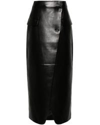 Frankie Shop - Nan Wrap Faux-leather Skirt - Women's - Polyurethane/polyester - Lyst