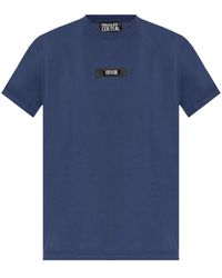 Versace Jeans Couture - Logo-Patch T-Shirt - Lyst