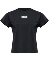 MM6 by Maison Margiela - Logo-Patch Short-Sleeve T-Shirt - Lyst
