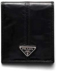 Prada - Lederbrieftasche Mit Münzfach - Lyst