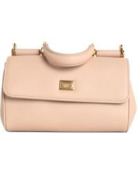 Dolce & Gabbana - Dolce & Gabbana My Sicily Leather Handbag - Lyst