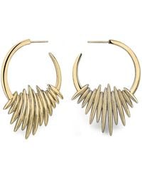 Shaun Leane - Quill Hoop Earrings - Lyst