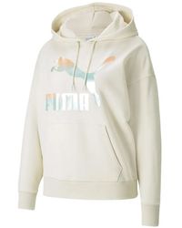 PUMA - Sudadera Classics Con Capucha - Lyst