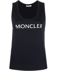 Moncler - Logo-print Sleeveless Top - Lyst