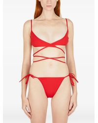 Balenciaga - Wrap-Around Tie-Fastening Bikini - Lyst