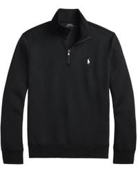 スウェット・トレーナー Polo Ralph Lauren PRL Run Club Half Zip Sweatshirt Polo Ralph Lauren Prl Run Club Half Zip Sweatshirt in Blue