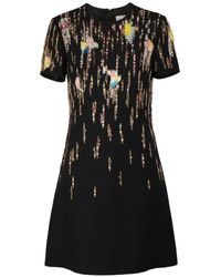 Valentino Garavani - Sequin-Embellished Mini Dress - Lyst