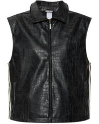 adidas - Crocodile-Effect Gilet - Lyst