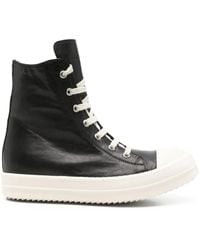 Rick Owens - Zip-Fastening High-Top Sneakers - Lyst