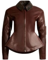 DUCIE - Bernadette Leather Jacket - Lyst