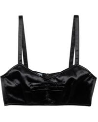 Prada - Satin Bra Top - Lyst