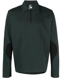GR10K - Colour-block Cotton Polo Shirt - Lyst