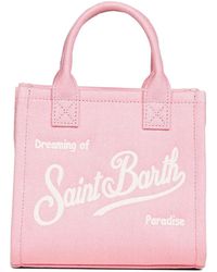 MC2 Saint Barth - Mini Sac À Main Vanity À Logo Brodé - Lyst