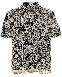 ANDERSSON BELL - Overhemd Met Geborduurde Bloemen - Lyst