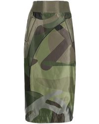 long camouflage skirt for sale
