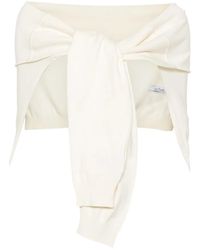 ROKH - Tie-Fastening Scarf - Lyst