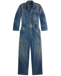 RRL - Mono Largo De Algodón Con Cinturón - Lyst
