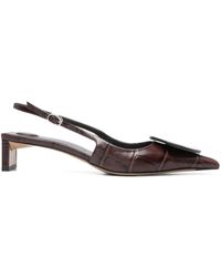 Jacquemus - Les Slingbacks Duelo Leather Pumps - Lyst