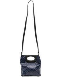 Gherardini - Mini Doppia Piattina Monogram-Print Tote Bag - Lyst