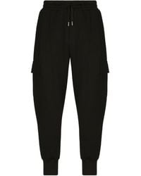 Dolce & Gabbana - Pantalon de jogging en jersey à poches cargo - Lyst