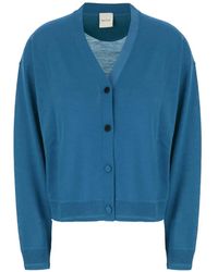 Paul Smith - V-Neck Button-Up Cardigan - Lyst