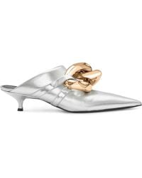 JW Anderson - Chain Leather Mules - Lyst
