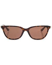 McQueen - Tortoiseshell Cat-Eye Sunglasses - Lyst