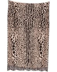 Tom Ford - Leopard-Print Lace Midi Skirt - Lyst