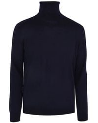 Luciano Barbera - Roll-Neck Wool Sweater - Lyst