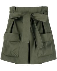 RED Valentino - Belted Cargo Shorts - Lyst